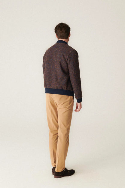 Donegal Tweed Bomber Jacket