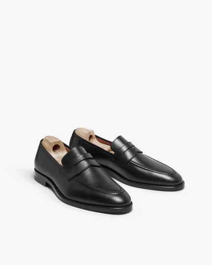 Myrqvist black penny loafers
