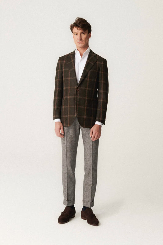 Pantalon en flanelle gris Fartown