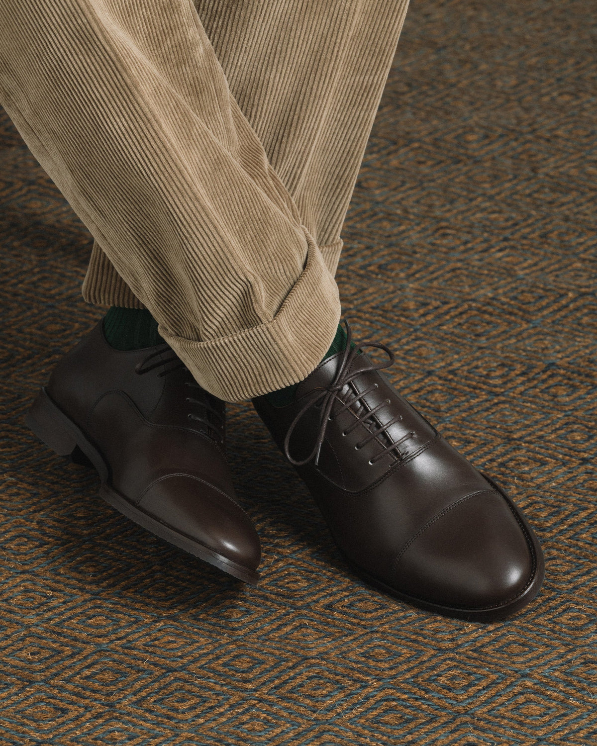 Myrqvist dark brown oxfords