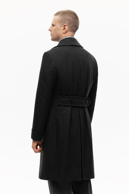 Manteau Ulster gris graphite
