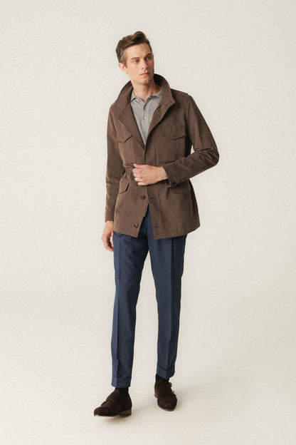 Veste de campagne marron