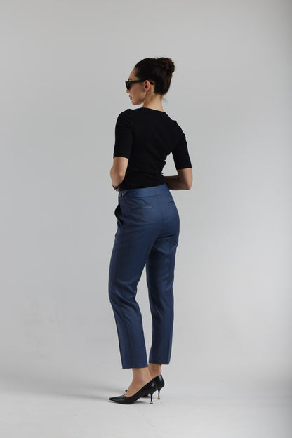 Costume en laine Solaro bleu