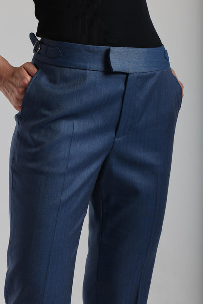 Costume en laine Solaro bleu