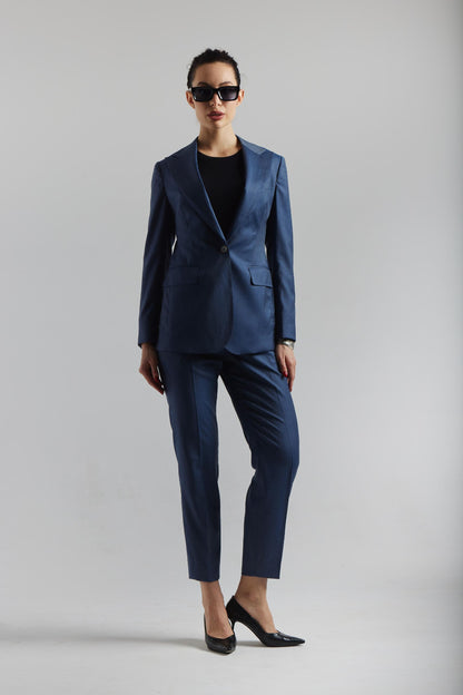 Costume en laine Solaro bleu