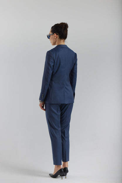 Costume en laine Solaro bleu