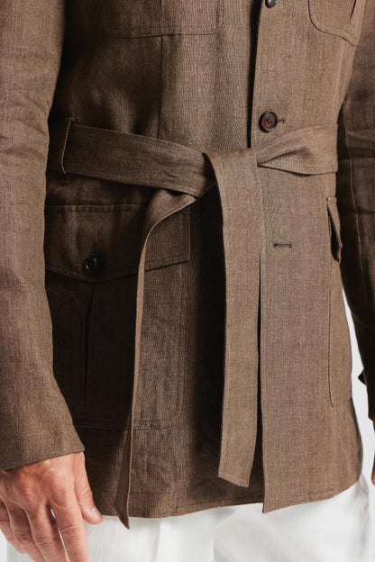 Veste safari marron