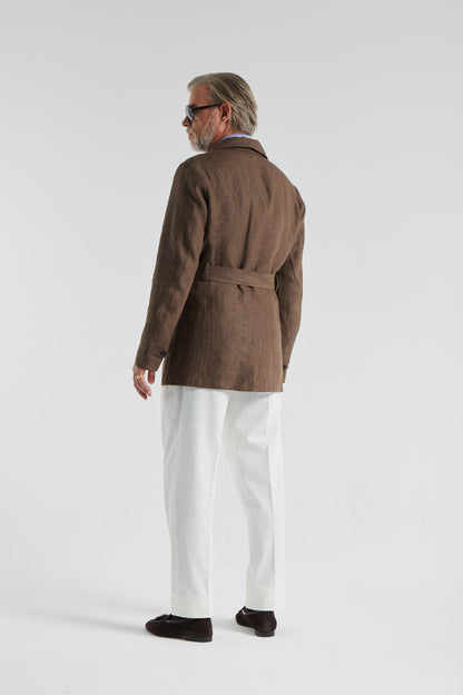 Veste safari marron