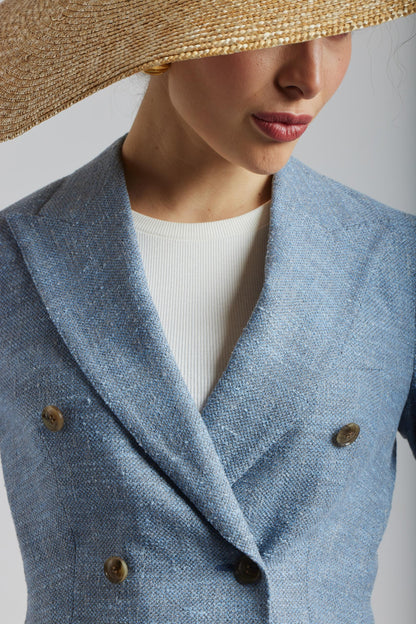 Ferla blue double-breasted jacket