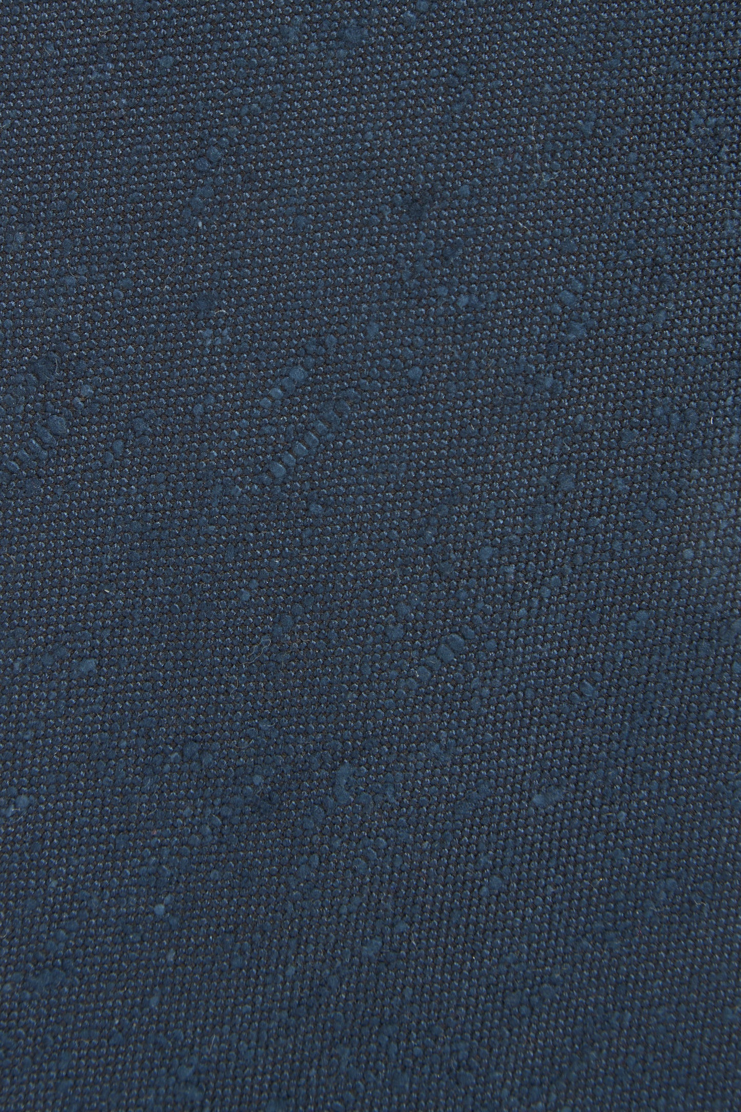 Navy cotton-silk shantung tie