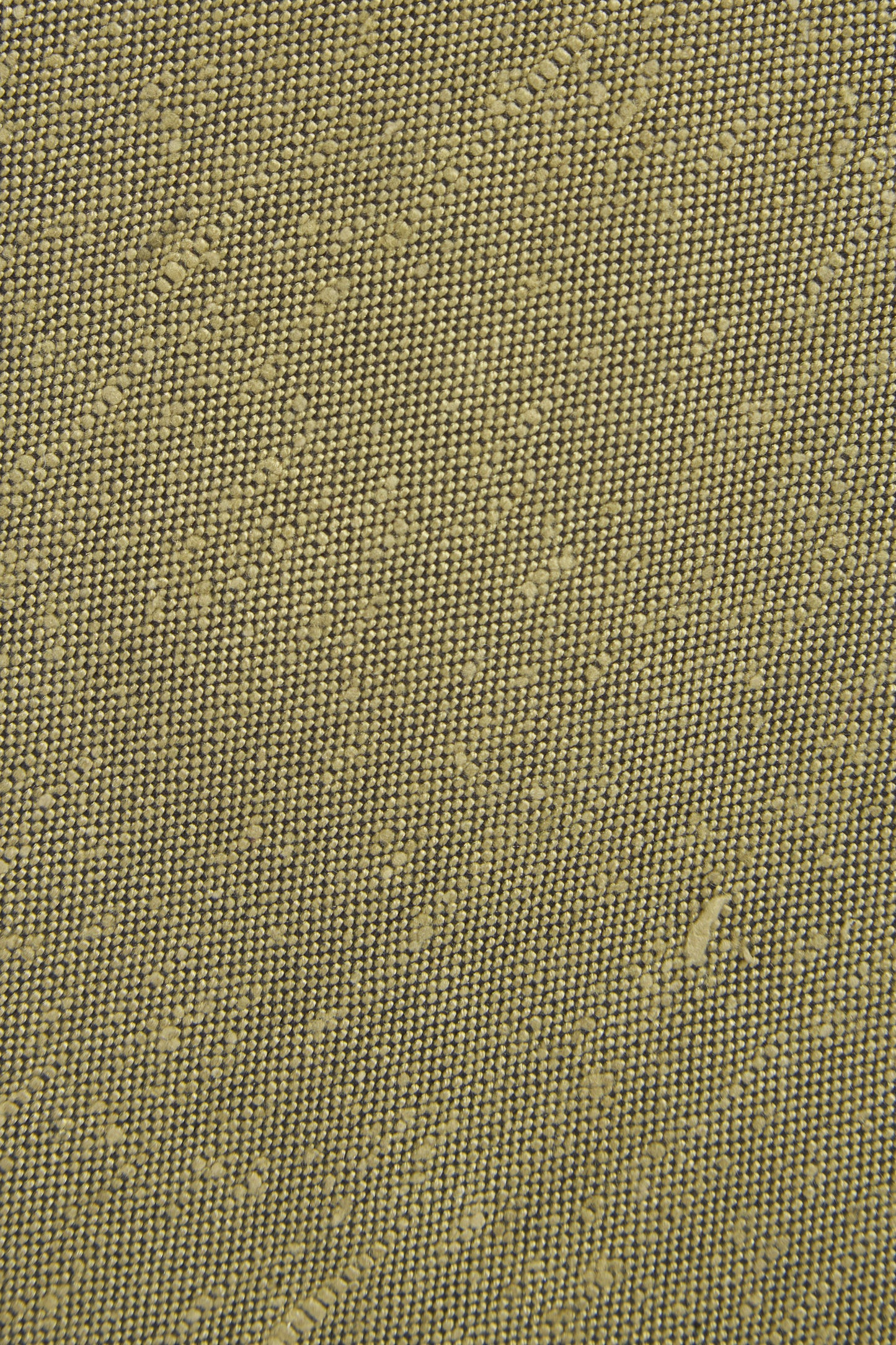 Olive cotton-silk shantung tie