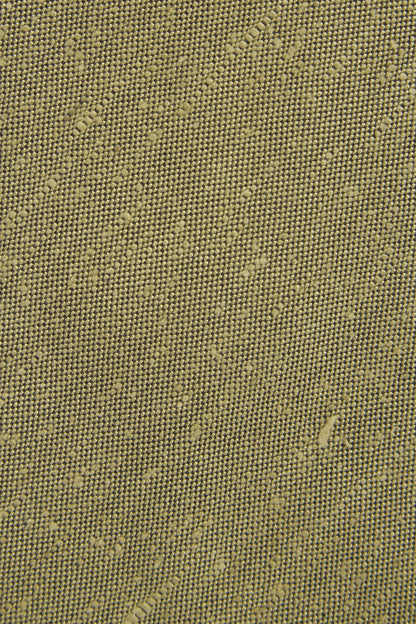 Olive cotton-silk shantung tie