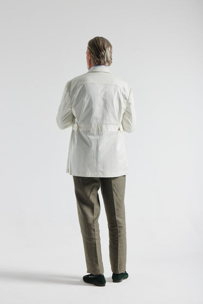 Surchemise en coton blanc