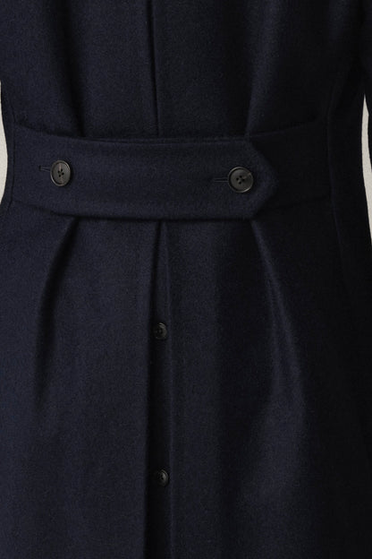 Manteau en laine Ulster bleu marine