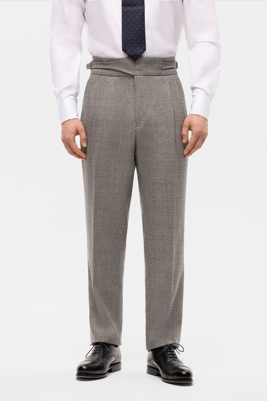 Szare spodnie wełniane Gurkha