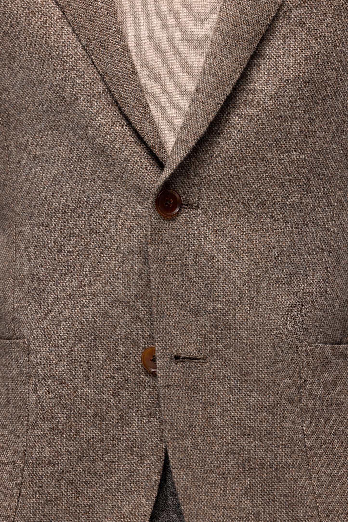 Veste à carreaux beige