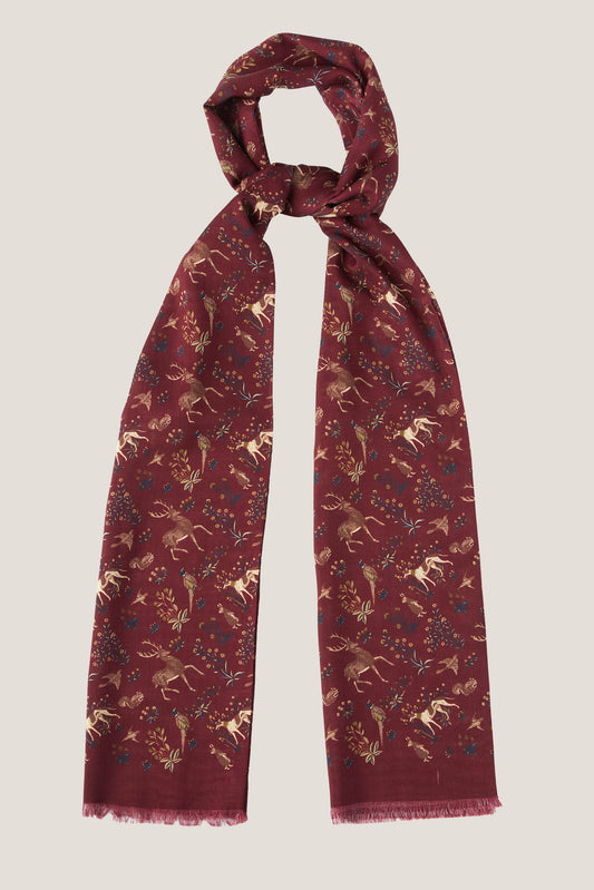 Animal print scarf
